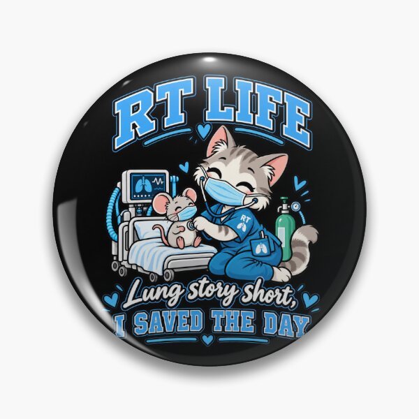 Item preview, Respiratory Care Week RT Cat Respiratory Therapist designed and sold by ClinicalHubs.
