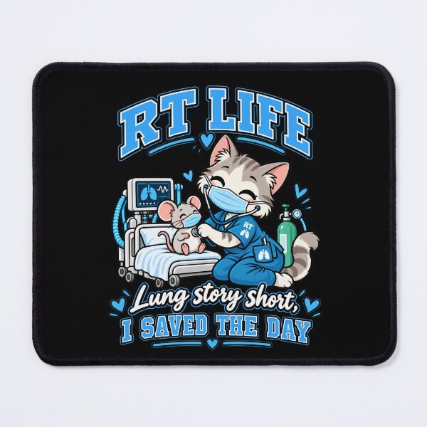 Item preview, Respiratory Care Week RT Cat Respiratory Therapist designed and sold by ClinicalHubs.
