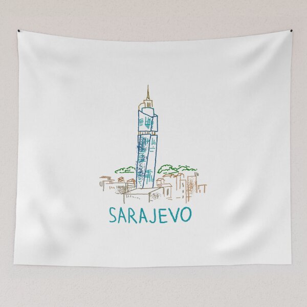 Artikelvorschau, Sarajevo Bosnien und Herzegowina Souvenir Geschenk für Touristen entworfen und verkauft von MichaeIRellov.