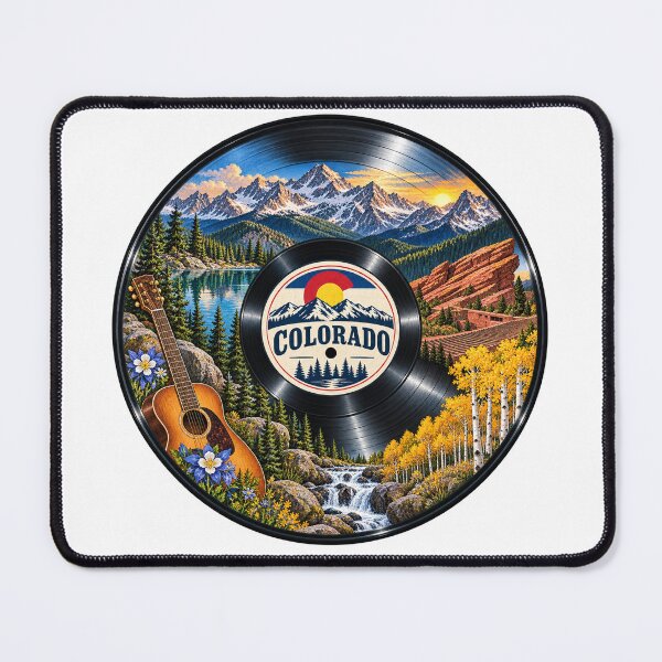 Item preview, Colorado Vinyl Record designed and sold by Whimspired By Paxx.