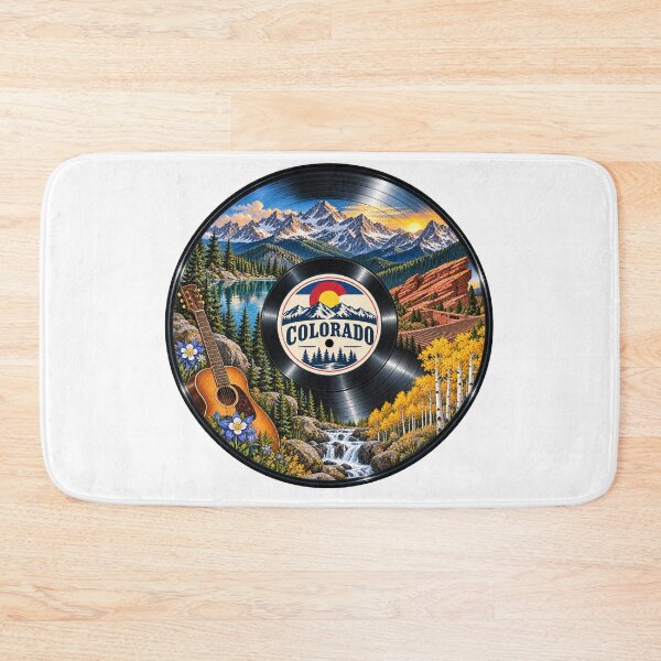 Item preview, Colorado Vinyl Record designed and sold by Whimspired By Paxx.