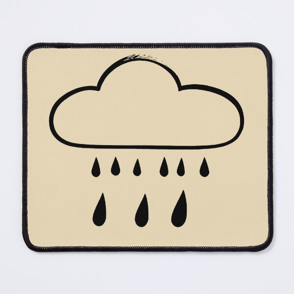 Item preview, Ireland Rain Cloud Print – Probably Raining, Funny Travel Pun Design designed and sold by MarkedArtPrints.
