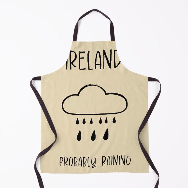 Item preview, Ireland Rain Cloud Print – Probably Raining, Funny Travel Pun Design designed and sold by MarkedArtPrints.