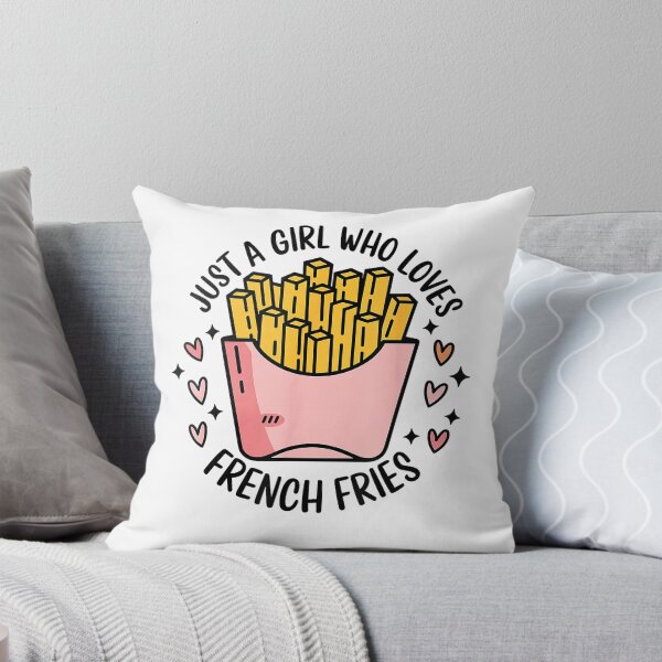 Item preview, Fries Lover Just A Girl Who Loves French Fries Fast Food T-Shirt designed and sold by gidget-gadget.