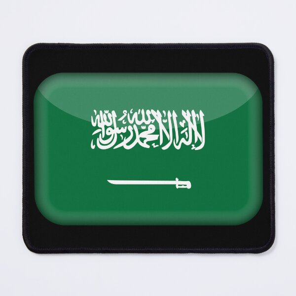 Item preview, Saudi Arabian 3D Flag Saudi Arabia Pride Design designed and sold by YAZ.