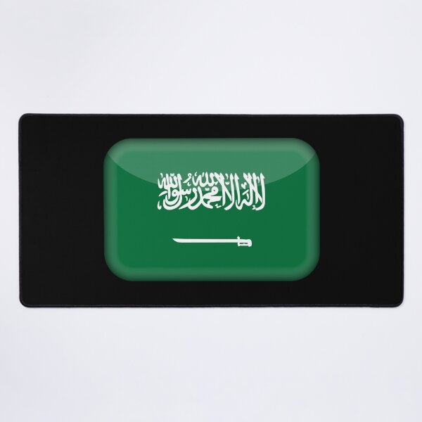Item preview, Saudi Arabian 3D Flag Saudi Arabia Pride Design designed and sold by YAZ.