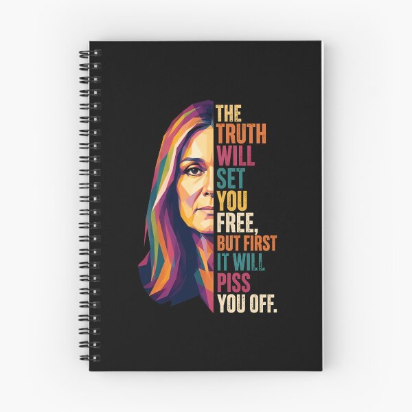 Item preview, Gloria Steinem - Gloria Steinem Memorial - Feminist Quote - Feminist Icon - The Truth Will Set You Free designed and sold by FrancesRobb.