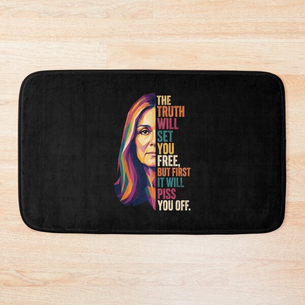 Item preview, Gloria Steinem - Gloria Steinem Memorial - Feminist Quote - Feminist Icon - The Truth Will Set You Free designed and sold by FrancesRobb.