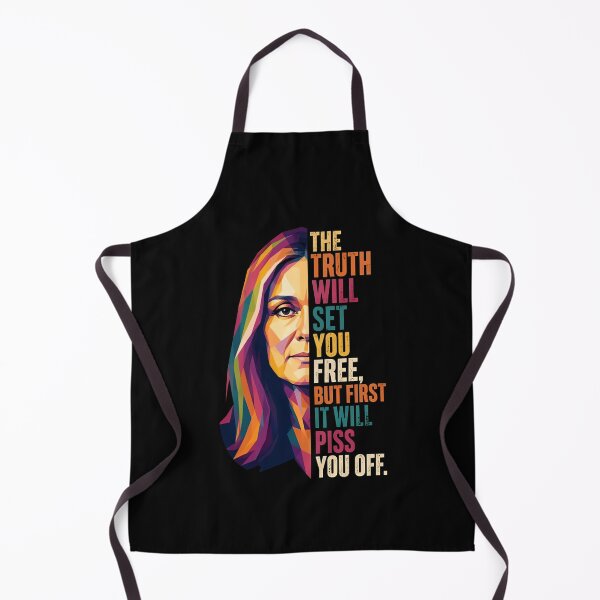 Item preview, Gloria Steinem - Gloria Steinem Memorial - Feminist Quote - Feminist Icon - The Truth Will Set You Free designed and sold by FrancesRobb.