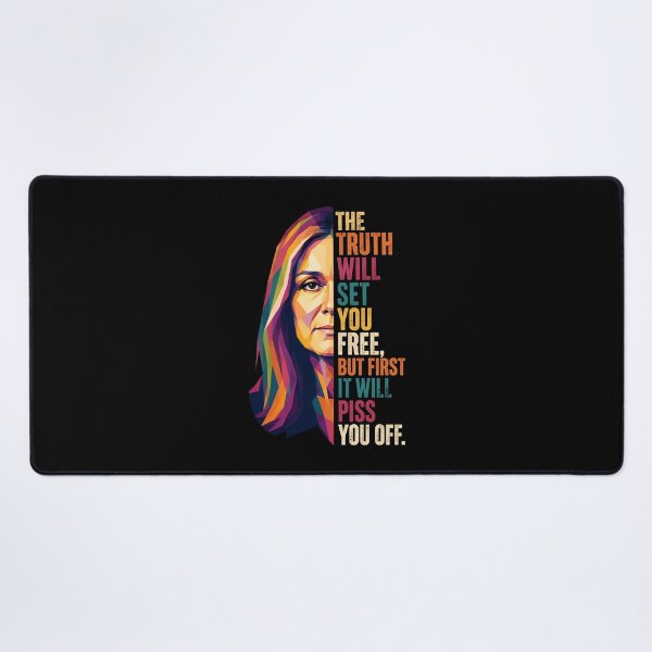 Item preview, Gloria Steinem - Gloria Steinem Memorial - Feminist Quote - Feminist Icon - The Truth Will Set You Free designed and sold by FrancesRobb.
