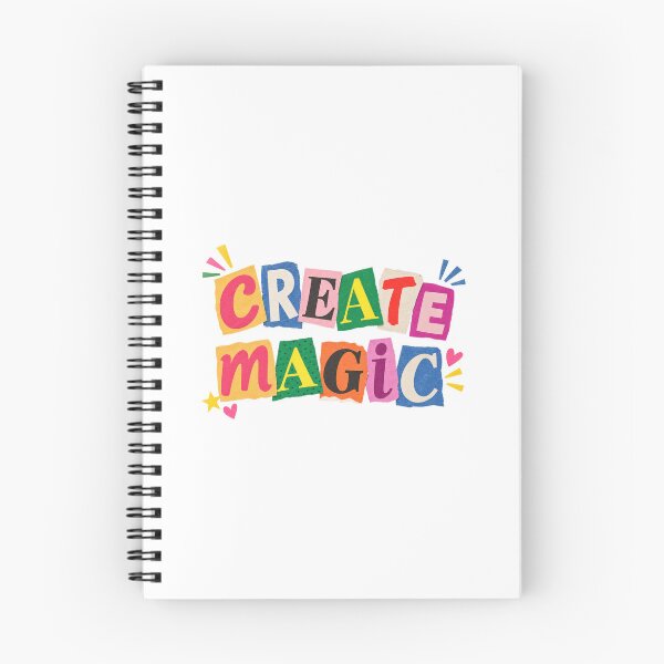 Item preview, Create Magic: Colorful Typographic Art designed and sold by LongIslandDesgn.