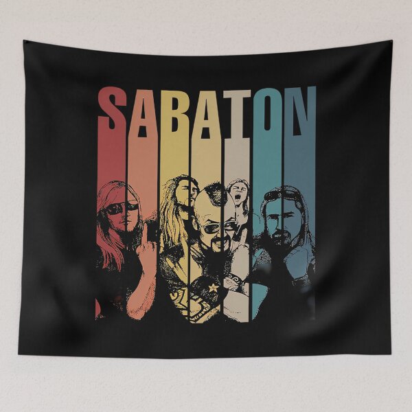 Artikelvorschau, Sabaton Band Retro Vintage entworfen und verkauft von rattupless0.