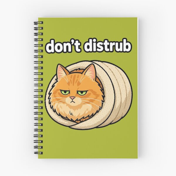 Item preview, Funny Grumpy Ginger Cat Don't Disturb Meme designed and sold by MagicByAl.