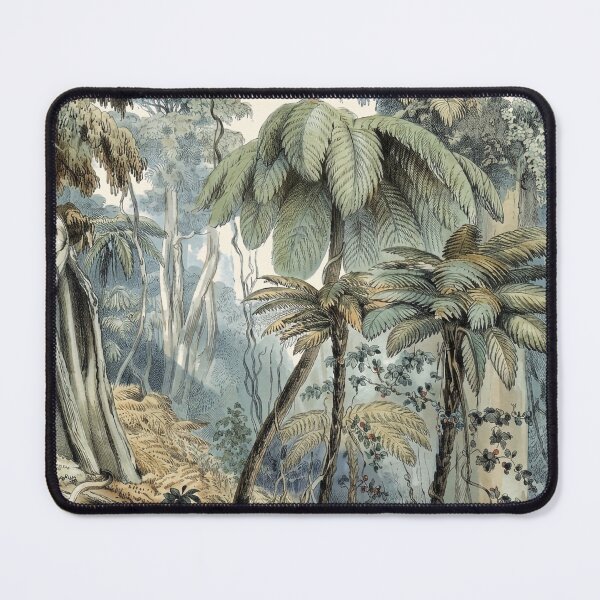 Item preview, Gondwana Bush Landscape: Vintage New Zealand Primeval Tree Fern Art designed and sold by FreiherrPK.