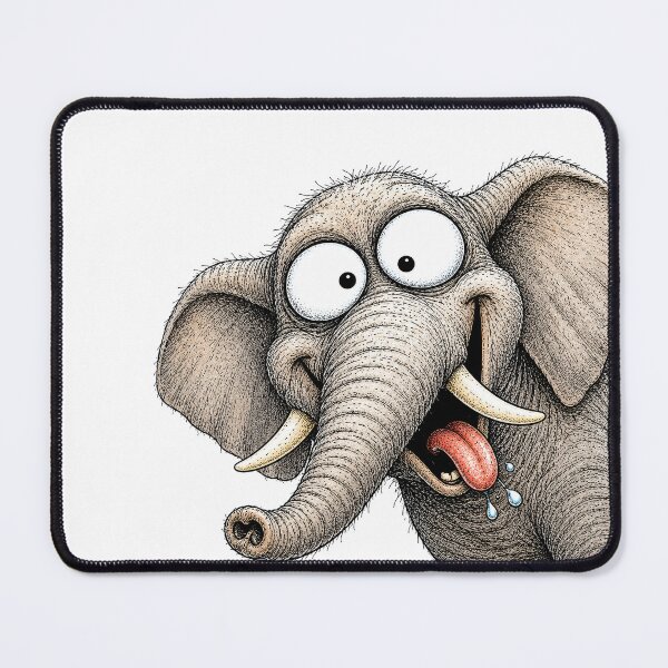 Item preview, Funny Elephant – Funny Elephant Cartoon Design designed and sold by Sed94.