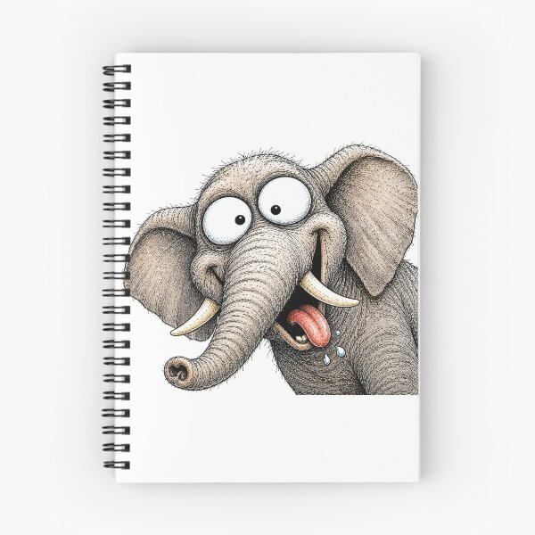 Item preview, Funny Elephant – Funny Elephant Cartoon Design designed and sold by Sed94.