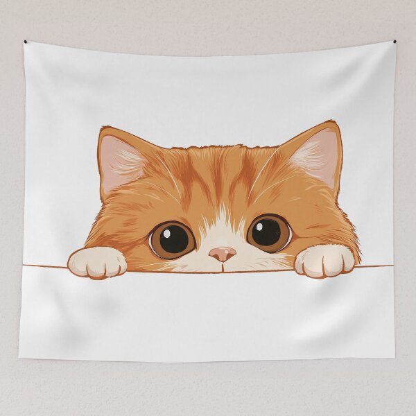 Item preview, Ginger Cat Peaking designed and sold by Living Positive With Dan.