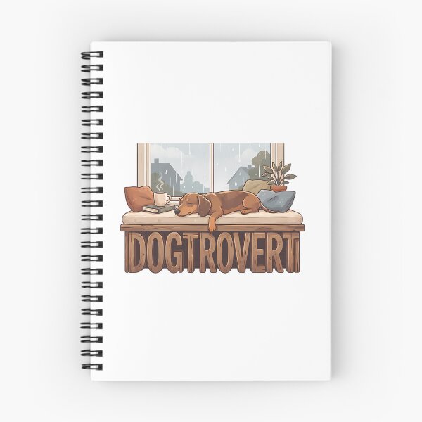 Item preview, Cozy Dogtrovert Dachshund Rainy Window designed and sold by christineirist.