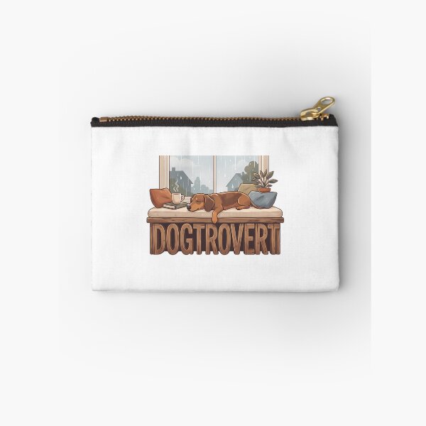 Item preview, Cozy Dogtrovert Dachshund Rainy Window designed and sold by christineirist.