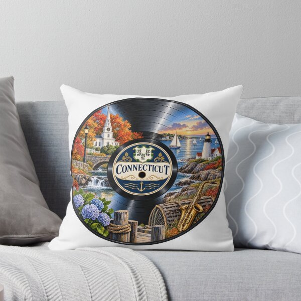 Item preview, Connecticut Vinyl Record designed and sold by Whimspired By Paxx.