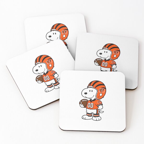 Item preview, Snoopy Football Orange Cincinnati  designed and sold by ArtfulCratures.