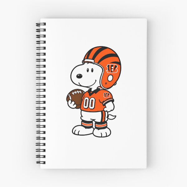 Artikelvorschau, Snoopy Football Orange Cincinnati entworfen und verkauft von ArtfulCratures.