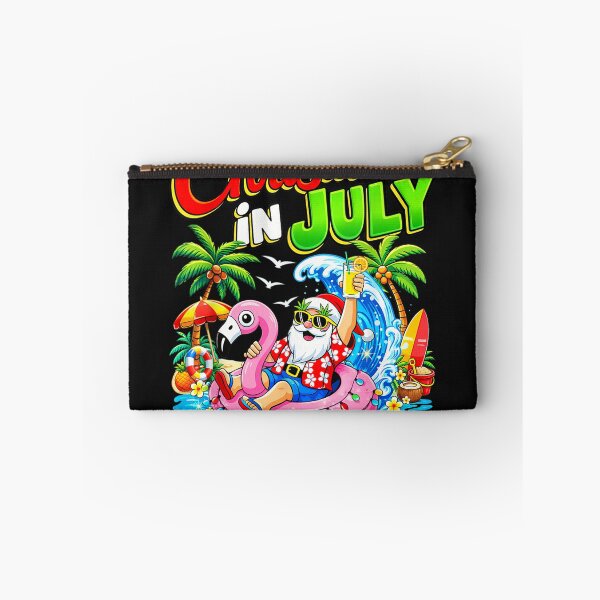 Item preview, Christmas in July Palm Tree Beach Summer Hawaii Santa Men designed and sold by bandom557.