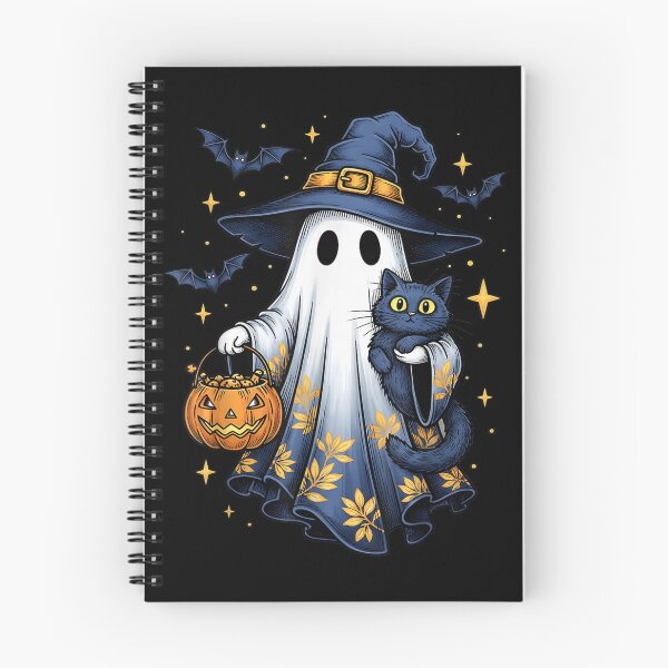 Item preview, Halloween Ghost Witch Holding Black Cat Funny Halloween designed and sold by ALICIAxGONZALEZ.