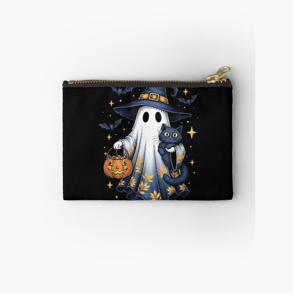 Item preview, Halloween Ghost Witch Holding Black Cat Funny Halloween designed and sold by ALICIAxGONZALEZ.