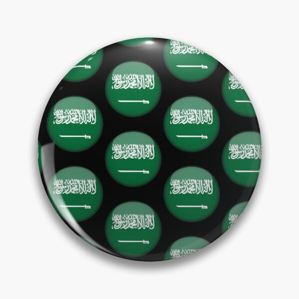 Item preview, Saudi Arabian 3D Round Flag Saudi Arabia Pride Design designed and sold by YAZ.