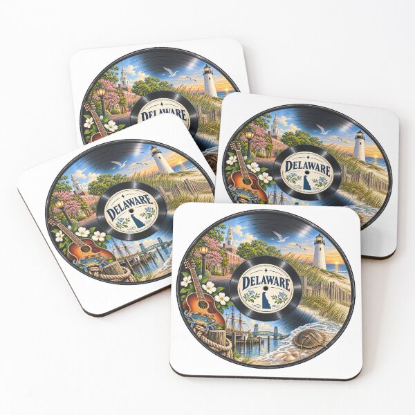 Item preview, Delaware Vinyl Record designed and sold by Whimspired By Paxx.