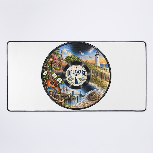 Item preview, Delaware Vinyl Record designed and sold by Whimspired By Paxx.