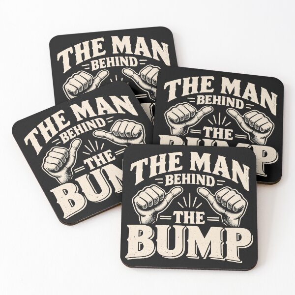 Item preview, The Man Behind The Bump Funny Pregnancy Dad Humor designed and sold by gordonbwyashop.