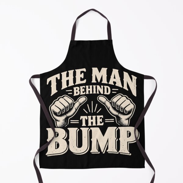 Item preview, The Man Behind The Bump Funny Pregnancy Dad Humor designed and sold by gordonbwyashop.