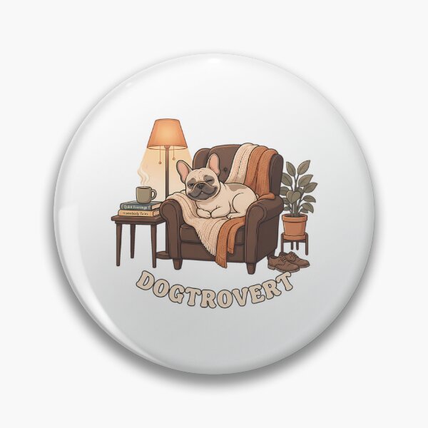Item preview, Cozy Dogtrovert Frenchie Relaxing Art designed and sold by christineirist.
