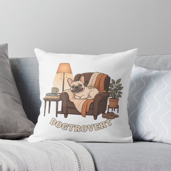 Item preview, Cozy Dogtrovert Frenchie Relaxing Art designed and sold by christineirist.