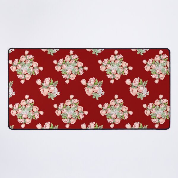 Item preview, Deep Red Pink Tulip Floral Seamless Pattern designed and sold by Jyoti Digital Artist.