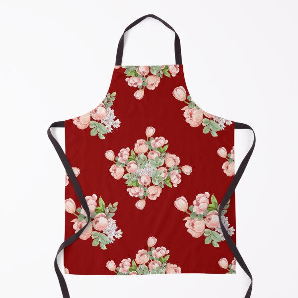Item preview, Deep Red Pink Tulip Floral Seamless Pattern designed and sold by Jyoti Digital Artist.