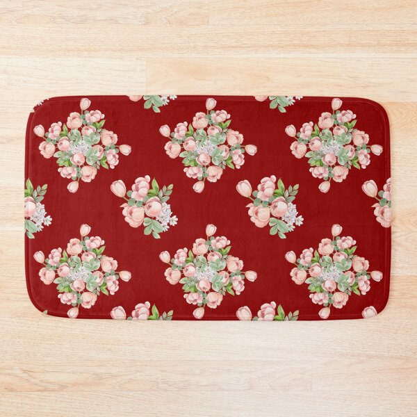 Item preview, Deep Red Pink Tulip Floral Seamless Pattern designed and sold by ​Jyoti Digital Artist.
