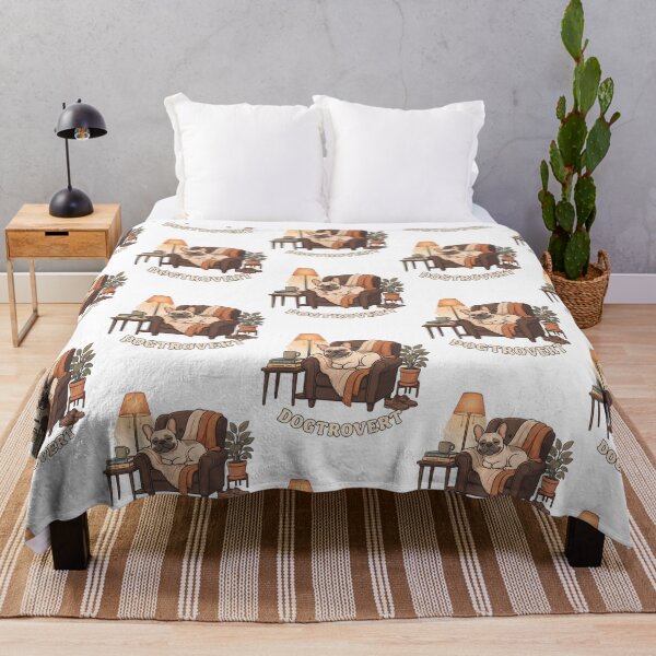 Item preview, Cozy Dogtrovert Frenchie Relaxing Art designed and sold by christineirist.