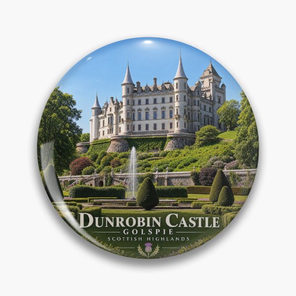 Item preview, Dunrobin Castle Golspie Scotland Scottish Highlands Travel Sticker designed and sold by ArcanePrintsxo.