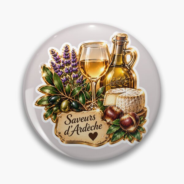 Item preview, Ardèche French Lifestyle Vintage Sticker – Rustic Provence Inspired Travel Aesthetic designed and sold by AstraDrip Studio.