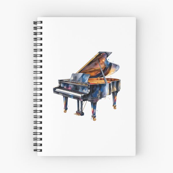 Item preview, Watercolor Piano Impression designed and sold by LongIslandDesgn.