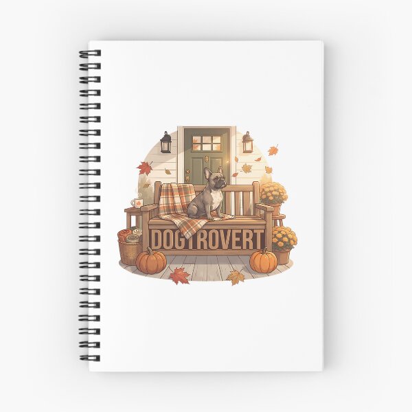 Item preview, Cute Dogtrovert Frenchie Autumn Porch designed and sold by christineirist.
