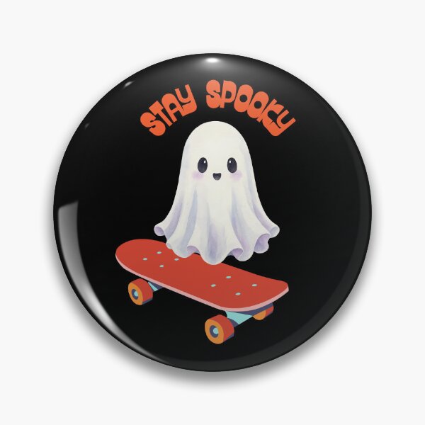 Item preview, Cute Skater Ghost | Spooky Season Halloween designed and sold by AlinaTales.