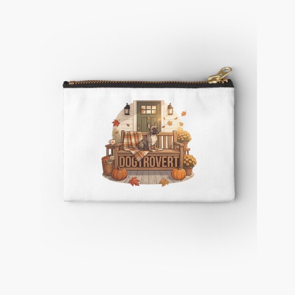 Item preview, Cute Dogtrovert Frenchie Autumn Porch designed and sold by christineirist.