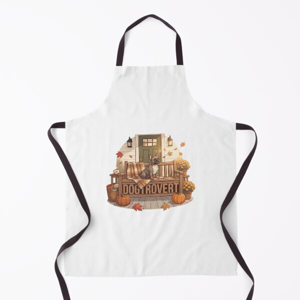Item preview, Cute Dogtrovert Frenchie Autumn Porch designed and sold by christineirist.
