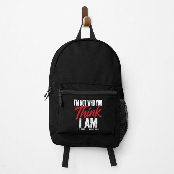 Item preview, I'm Not Who You Think I Am Grunge Typography Quote Art designed and sold by Vibe-Vary.