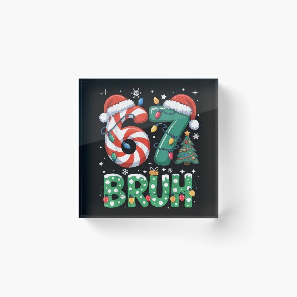 Item preview, Bruh 67 Six Seven 6 7 Meme Christmas Funny Boy Girl Kids designed and sold by bandom557.