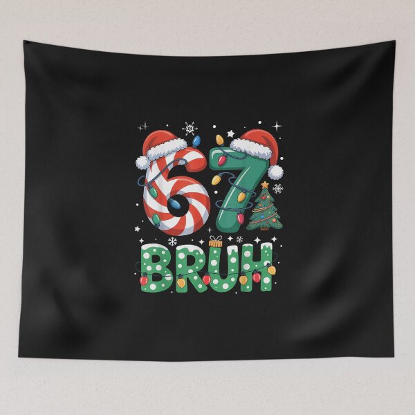 Item preview, Bruh 67 Six Seven 6 7 Meme Christmas Funny Boy Girl Kids designed and sold by bandom557.